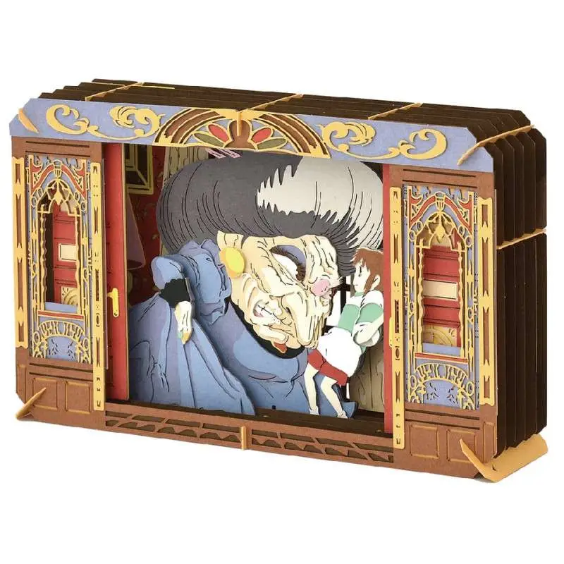 Paper theater Studio Ghibli spirited away yubaba